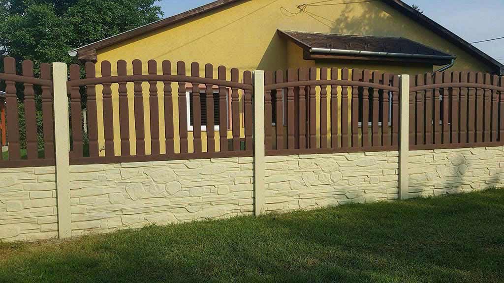  A80/84 Betónový plot   Betónový plot , Betónové ploty