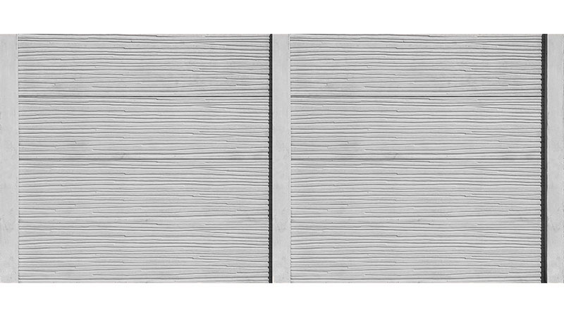 BX152/1 Betónový plot vzor bambusový s normálnym stĺpikoml