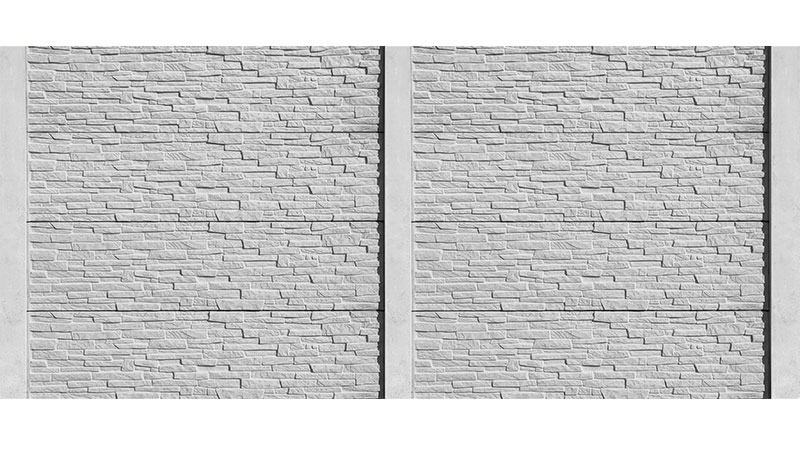 BX63/1 Betónový plot vzor pieskovec s normálnym stĺpikom